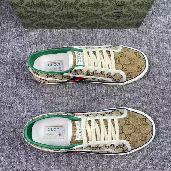 Gucci Women's Tan Sneakers - Picture 6 of 6